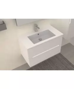 MOBILE BAGNO "CANALETTO" BIANCO OPACO, 80 CM